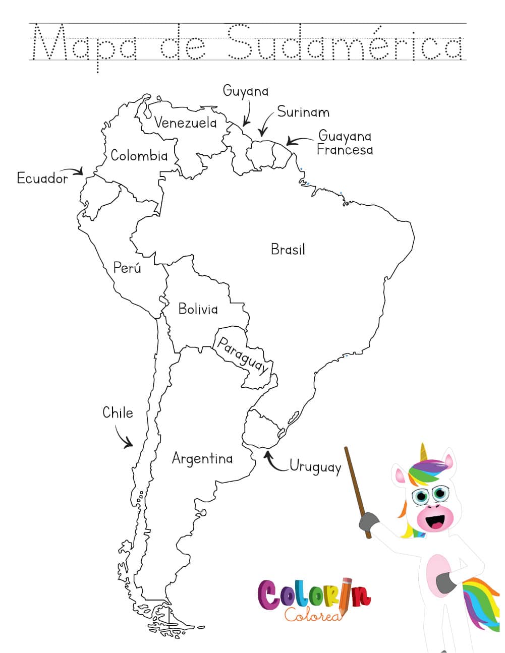 Capitales Y Banderas De Sudamérica Colorin Cuenta 5041